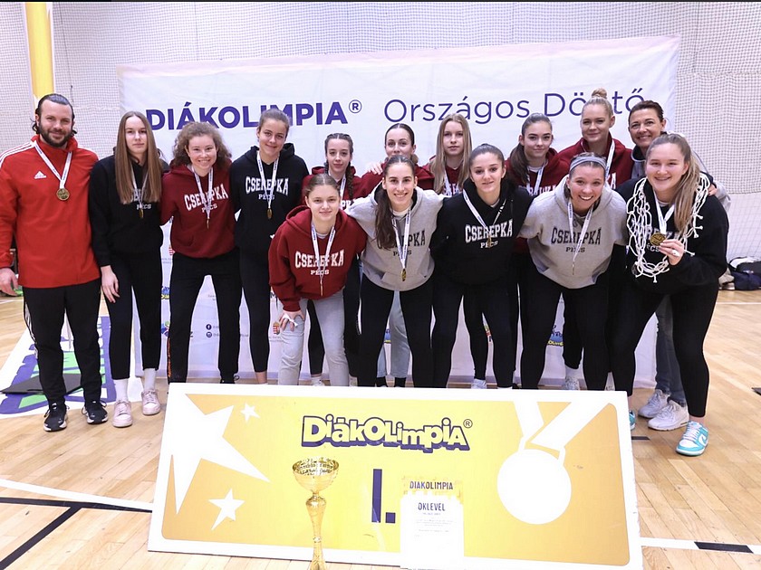 Pécsi döntőt hozott a Diákolimpia döntője: 19 Akadémista lépett pályára az iskolai csapatokban